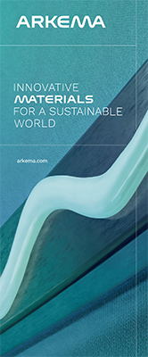 Arkema Banner & Stand - Innovative Materials (Blue Wave)