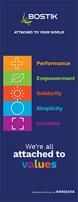 Bostik Values Banner