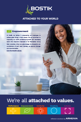 Bostik Values Poster - Empowerment