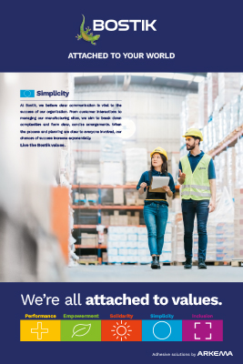 Bostik Values Poster - Simplicity
