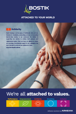 Bostik Values Poster - Solidarity