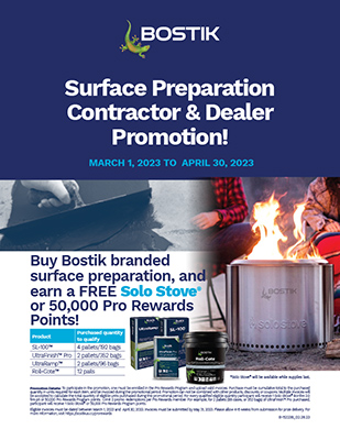 2023 Q1 Promo – Bostik Surface Prep