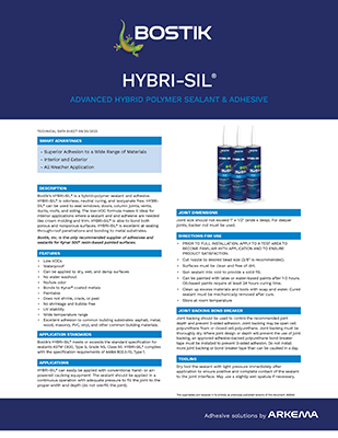 Bostik Hybri-Sil TDS