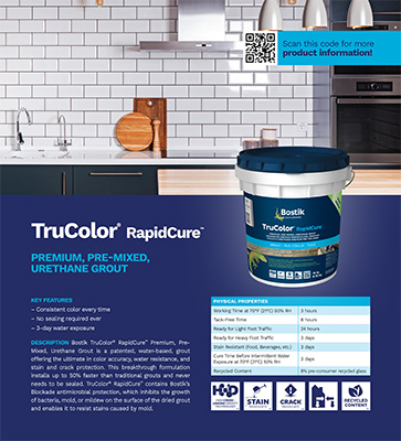 Product Board - Trucolor Rapidcure