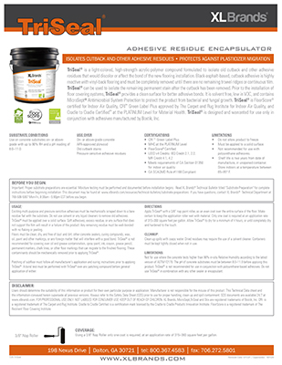 Bostik XLBrands TriSeal TDS