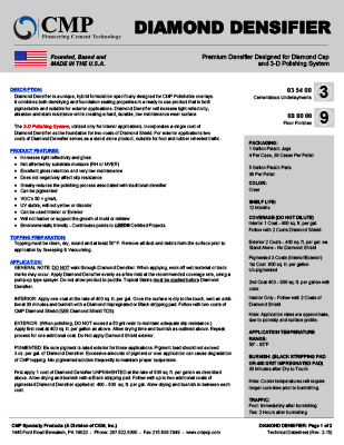 DIAMOND DENSIFIER