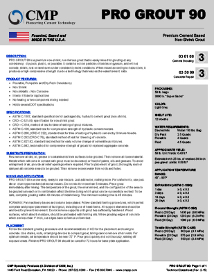 PRO GROUT 90