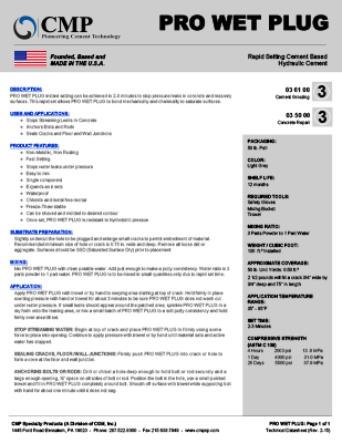 PRO WET PLUG