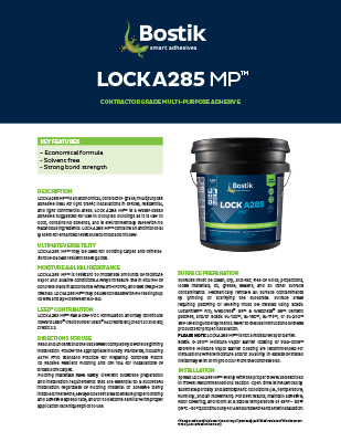 LOCK A285 MP TDS