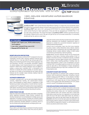 XL Brands LockDown EVB TDS