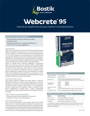 T1427ES Webcrete95 TDS