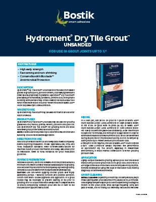 T1448 Dry Tile Grout unsanded