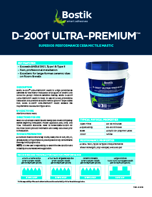 T1491 UltraPremium Mastic_TDS
