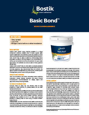 T1500 Basic Bond TDS