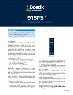 T1560 915FS Polyurethane Sealant