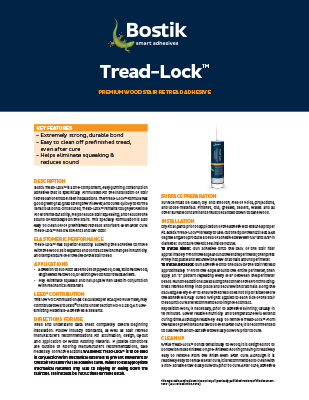 T2727 Tread-Lock TDS