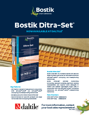 T2759 DalTile Ditra-Set - SellSheet