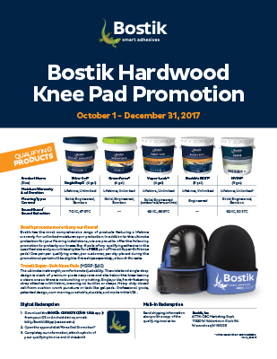 T3108 Hardwood Kneepad Promo
