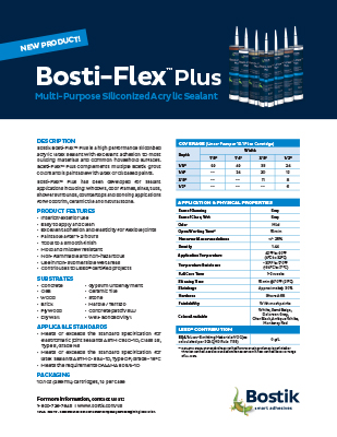 T3149 Bosti-Flex Plus SellSheet