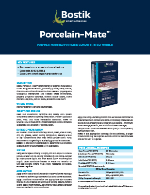 T3316 PorcelainMate TDS