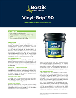 T3610 VinylGrip90 TDS