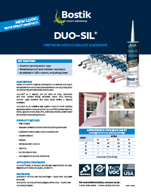 T3705 DUO-SIL SellSheet