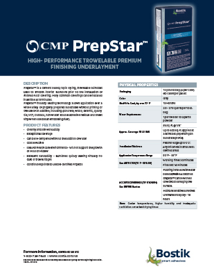 T3805 CMP PrepStar Sell Sheet