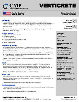 VERTICRETE